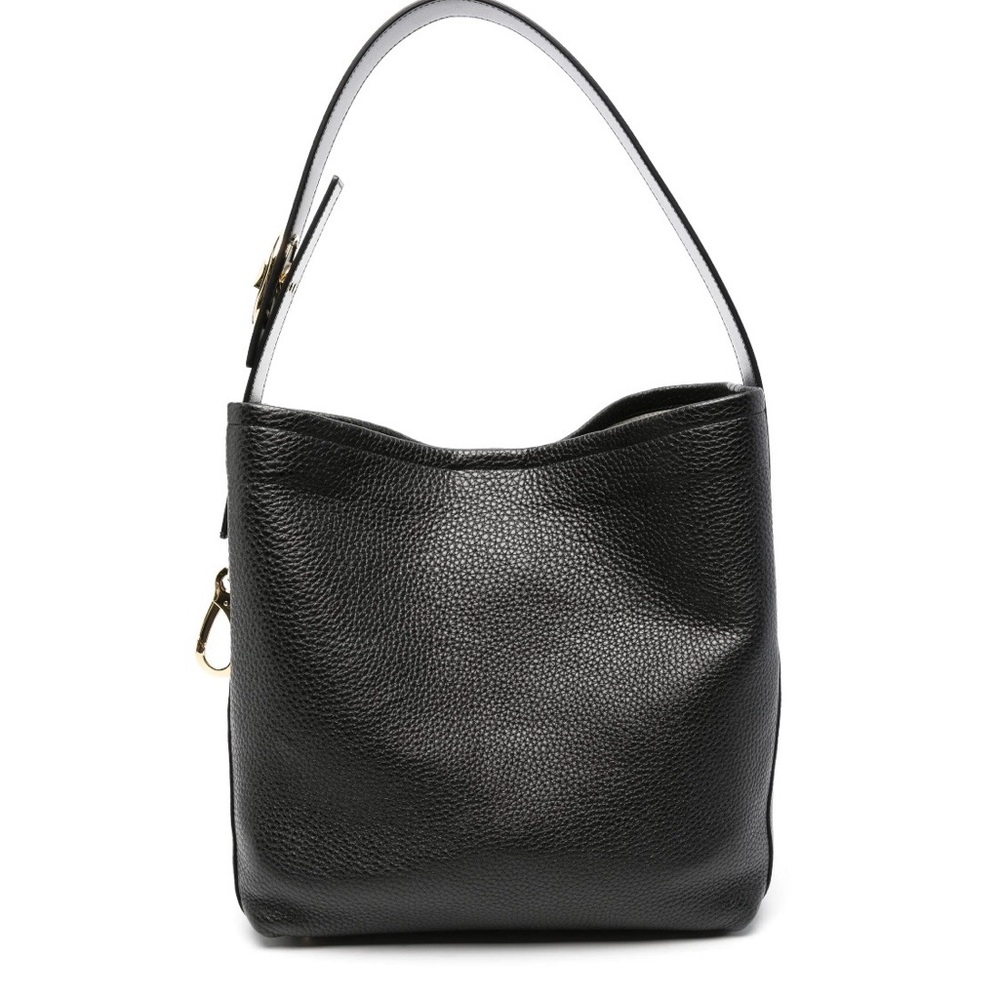SOLD! NWT - Valentino Garavani-VLogo Signature Hobo Shoulder Bag-Black Leather